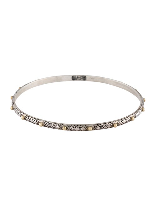 Konstantino Two-Tone Dot Bangle Bracelet