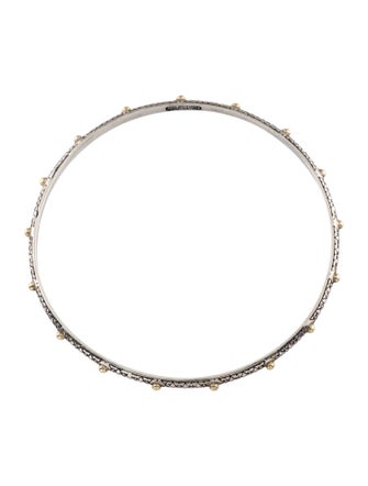 Konstantino Two-Tone Dot Bangle Bracelet