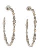 Konstantino Two-Tone Large Dotted Hoop Earrings
