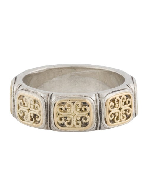 Konstantino Scrolled Eternity Band Ring
