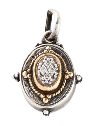 Konstantino Diamond Pavé Oval Pendant