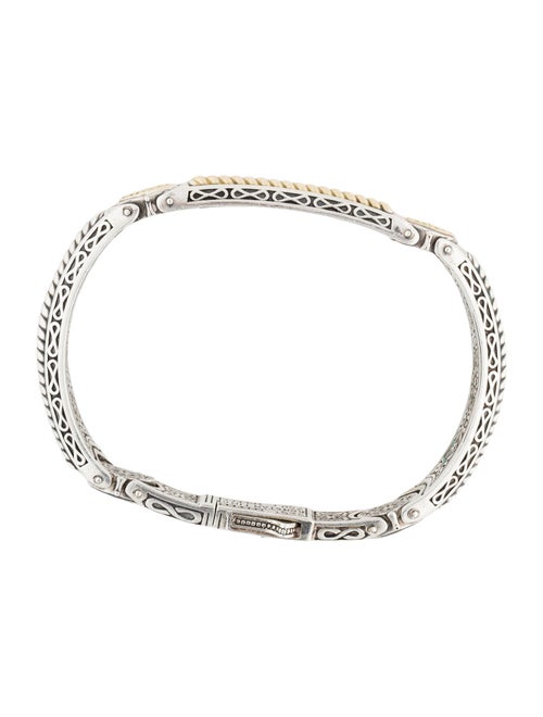 Konstantino Two-Tone Carved Link Bracelet