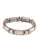 Konstantino Two-Tone Carved Link Bracelet