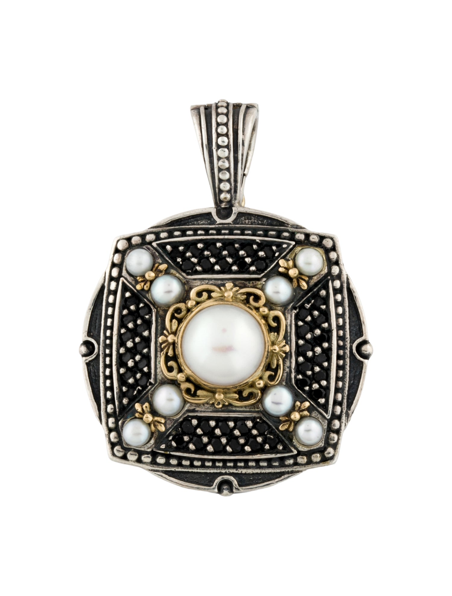 Konstantino Cultured Pearl & Spinel Pendant Enhancer