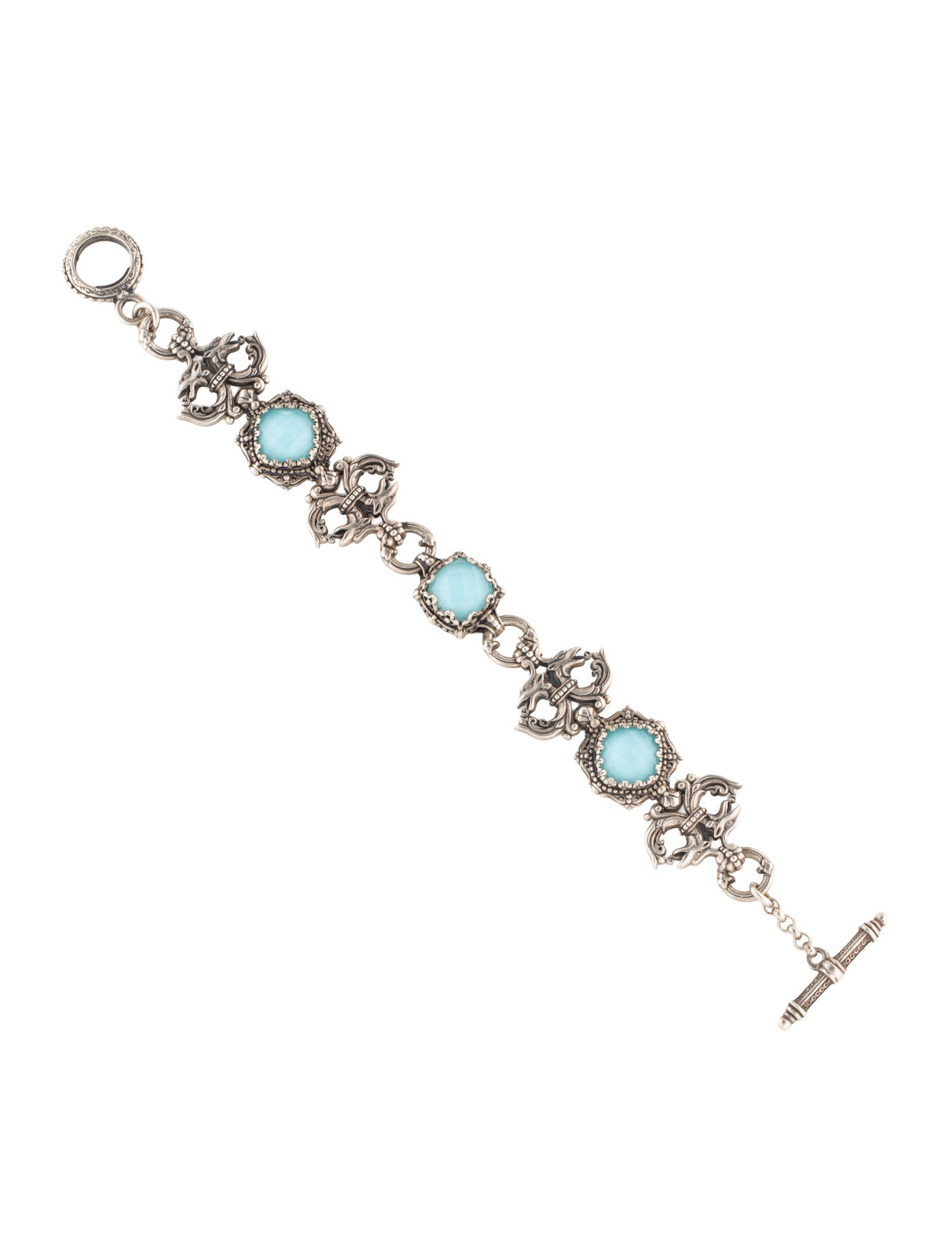 Konstantino Quartz Station Link Bracelet