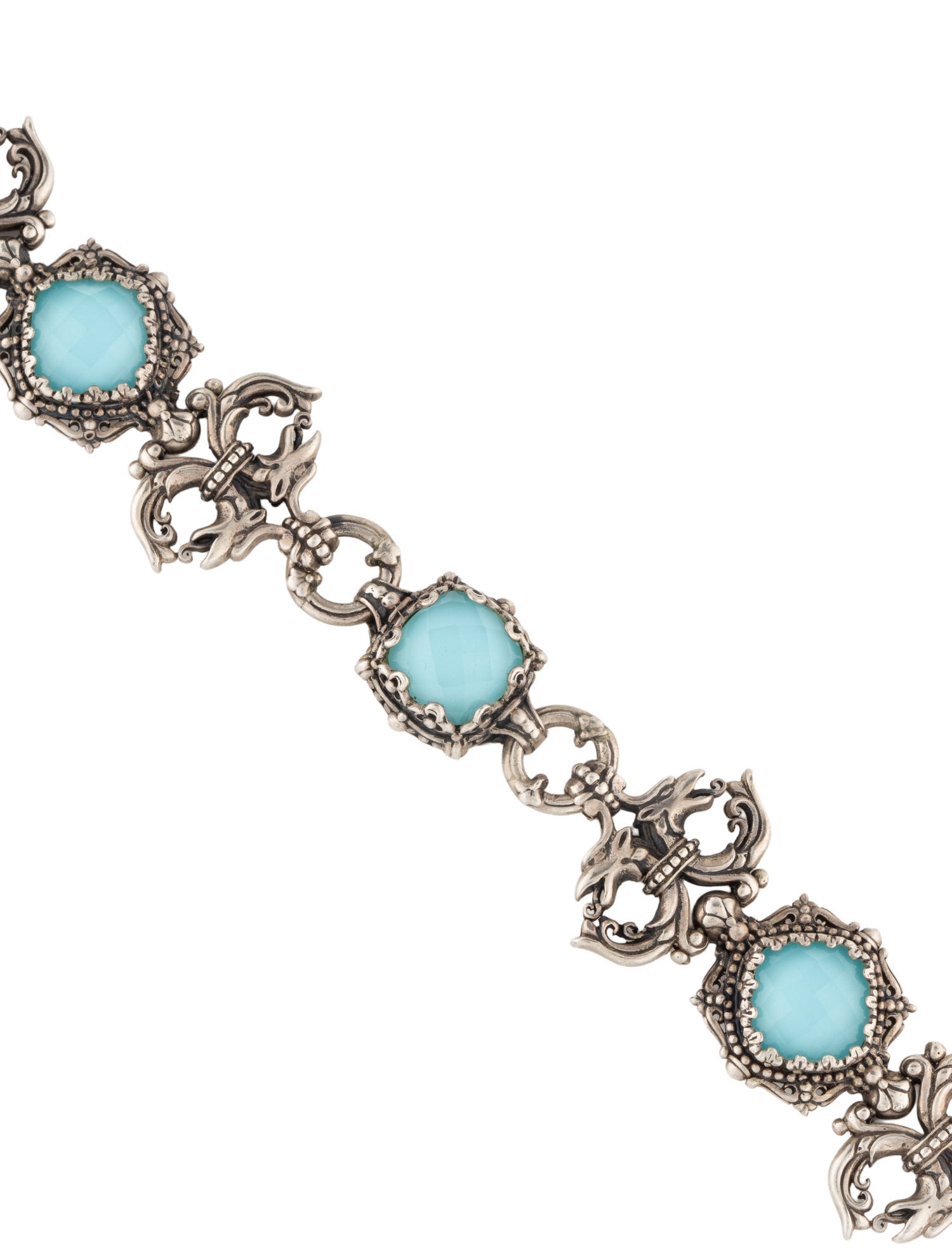 Konstantino Quartz Station Link Bracelet