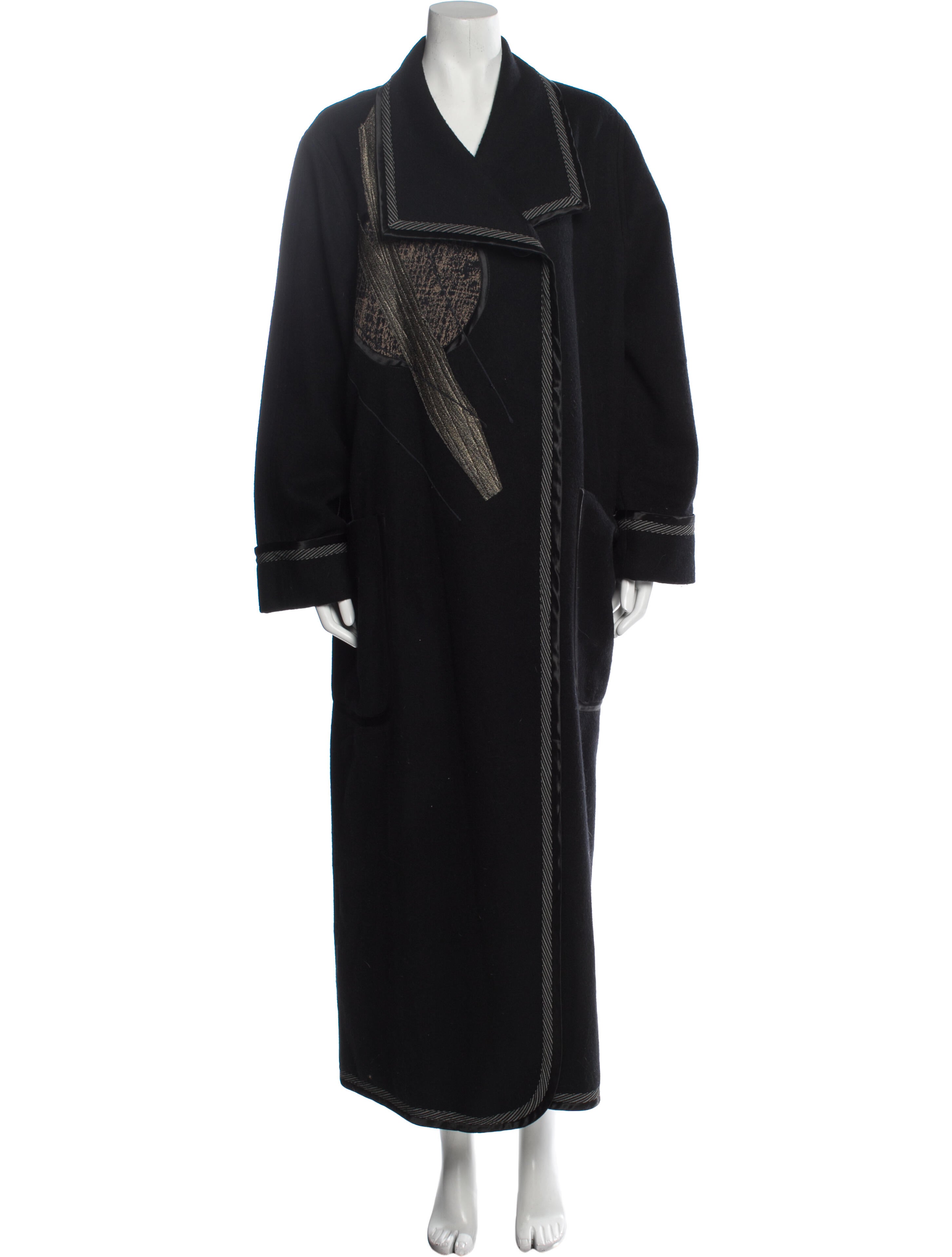 Koos Van Den Akker Vintage 1980's Coat Black Coats, Clothing KOOSC20504 The RealReal