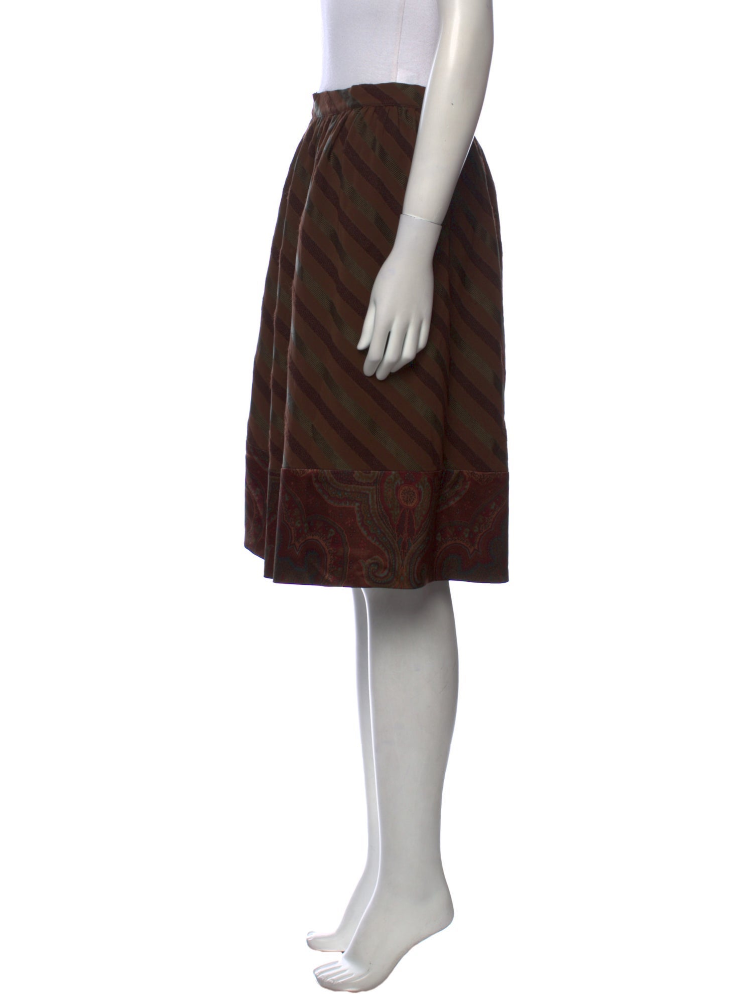 Koos Van Den Akker Vintage Knee-Length Skirt