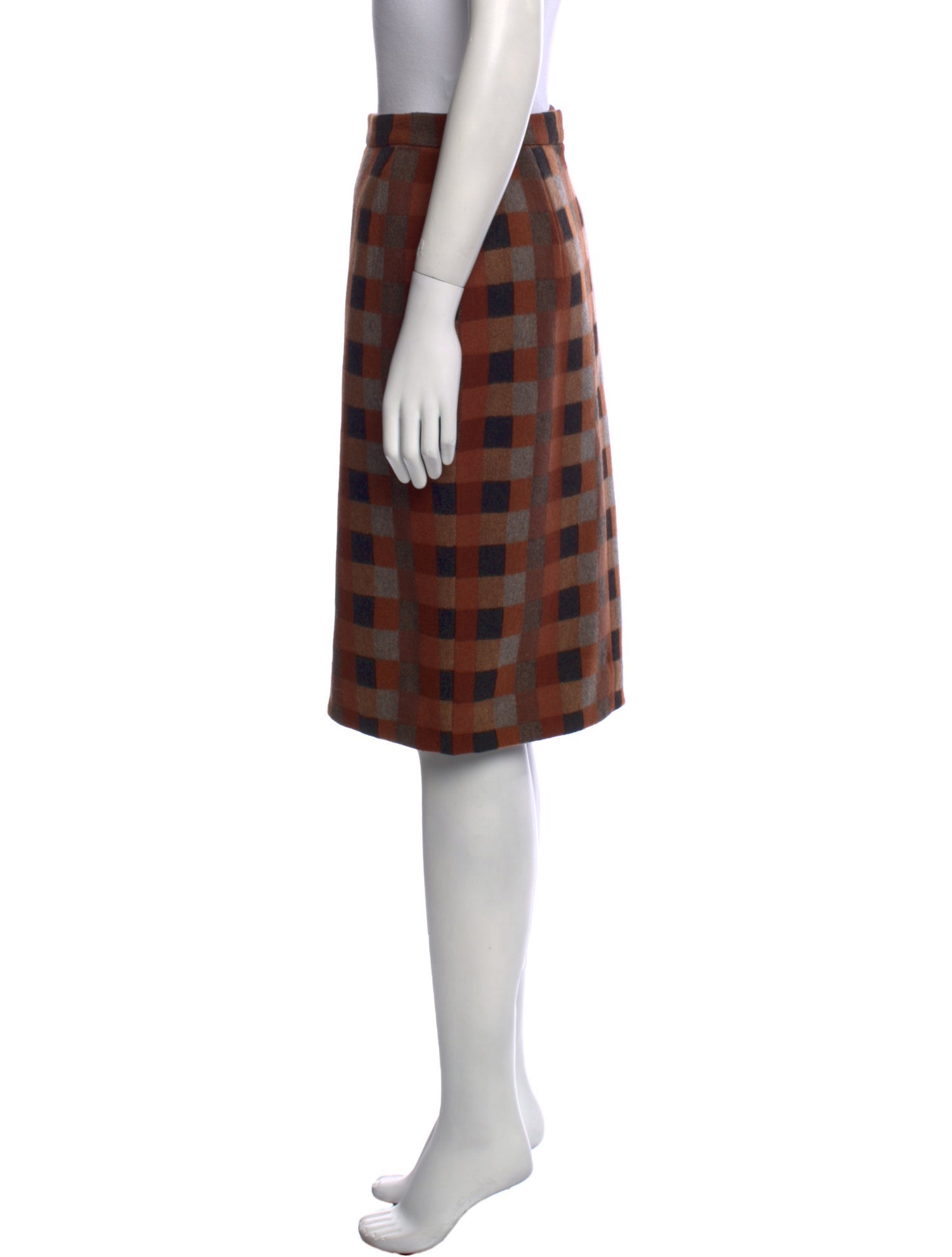 Koos Van Den Akker Vintage Knee-Length Skirt