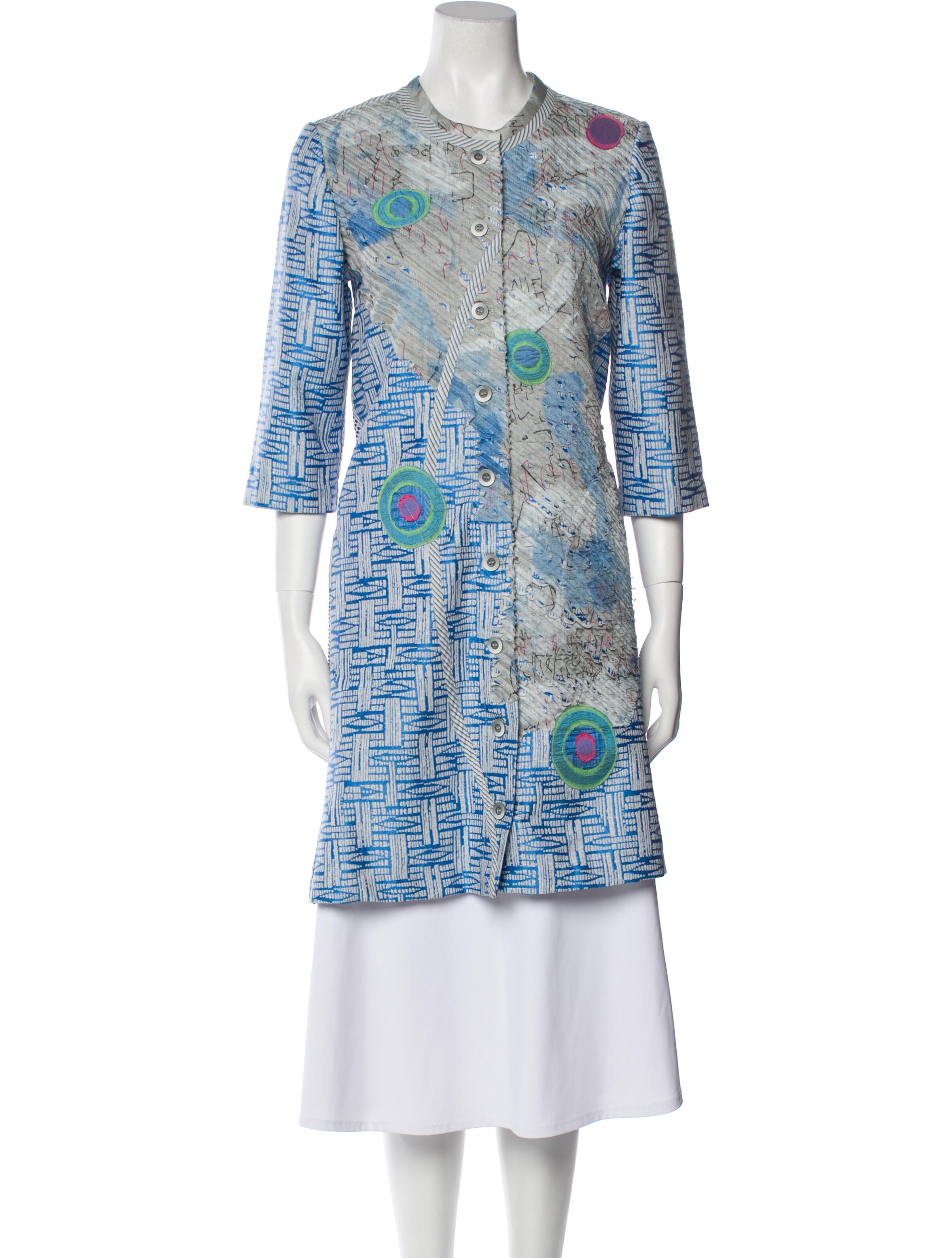 Koos Van Den Akker Silk Printed Tunic