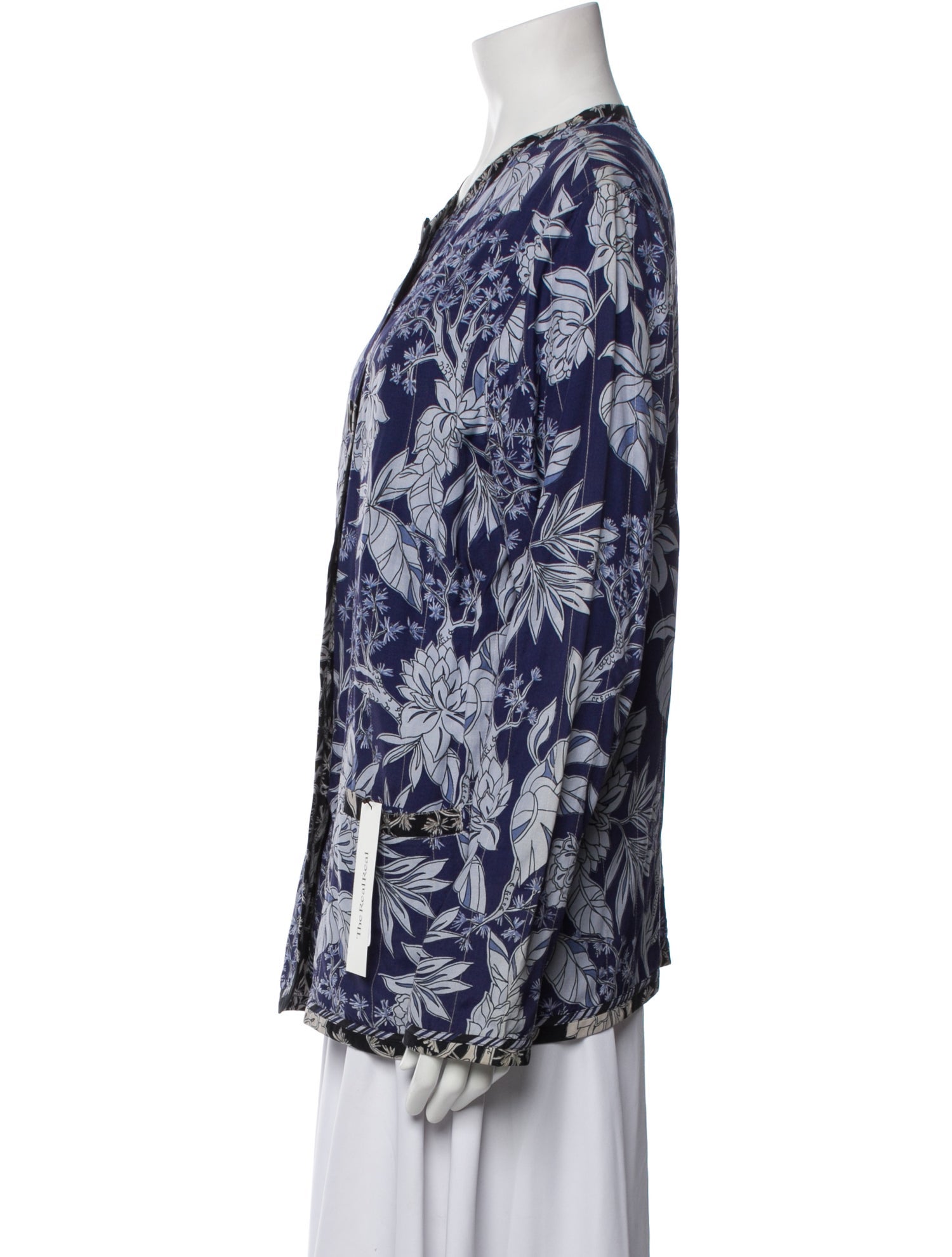 Koos Van Den Akker Floral Print Evening Jacket