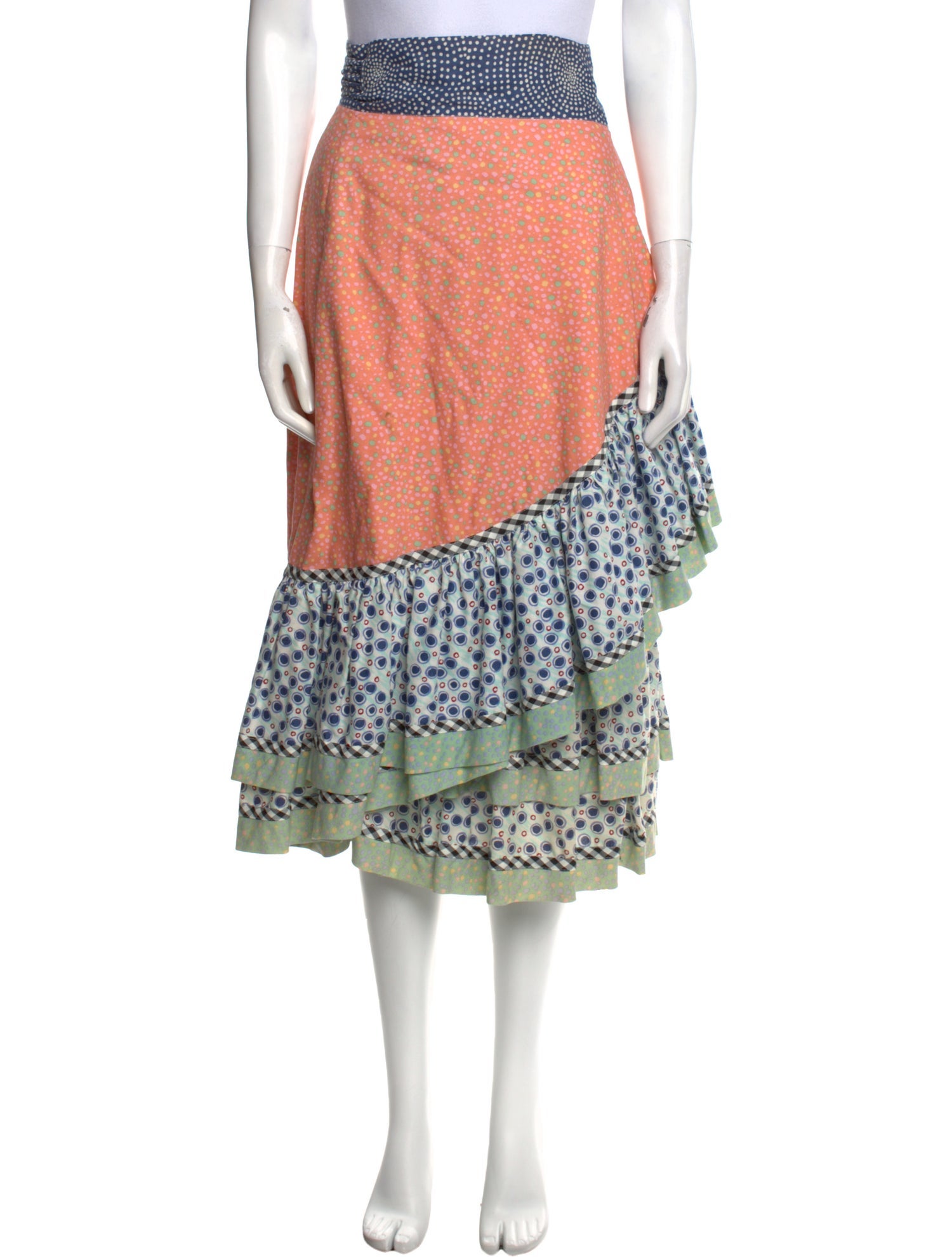 Koos Van Den Akker Vintage Midi Length Skirt