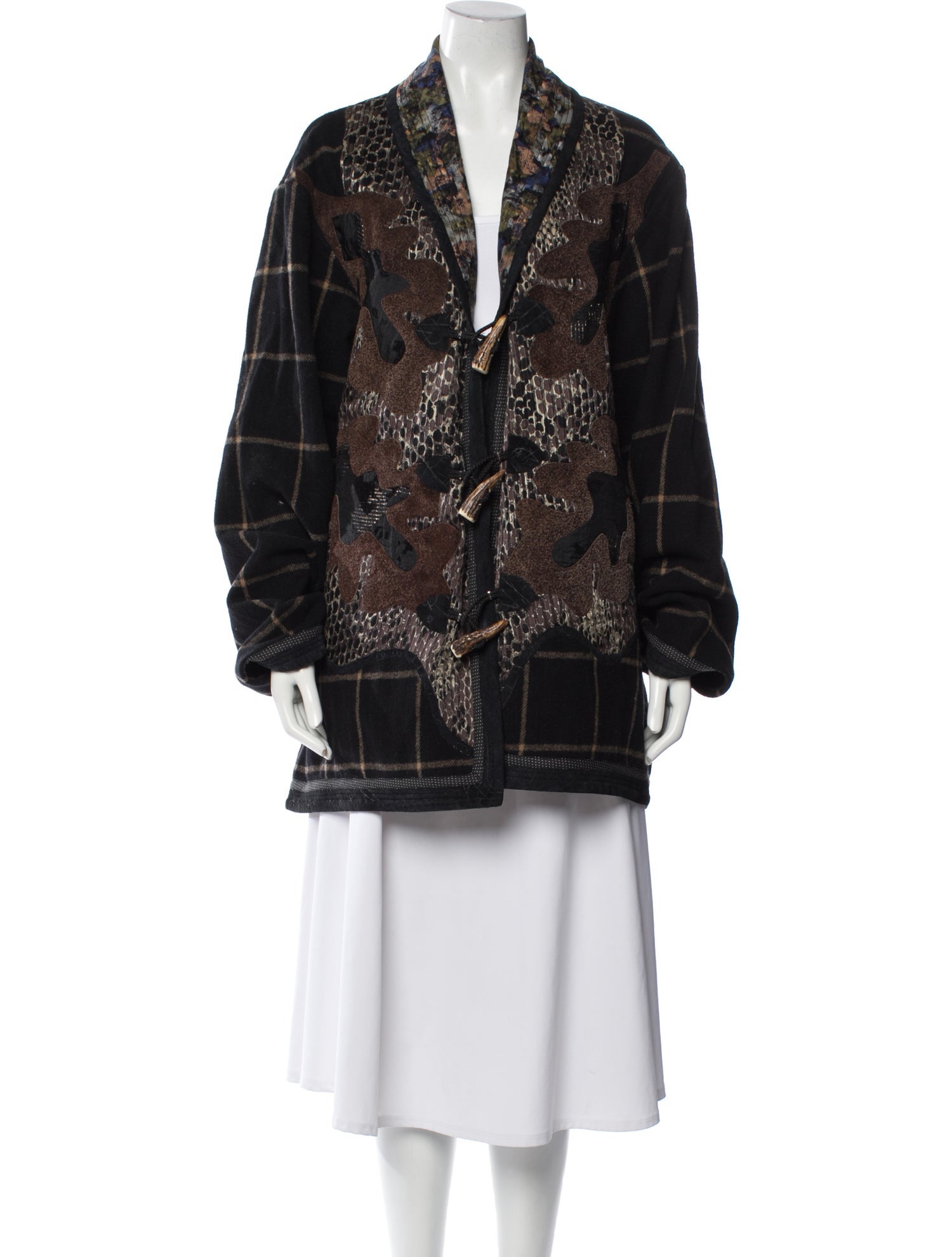 Koos Van Den Akker Plaid Print Blazer