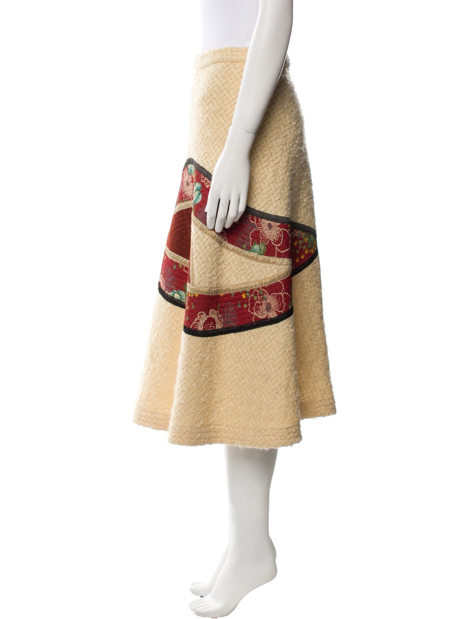 Koos Van Den Akker Vintage Midi Length Skirt