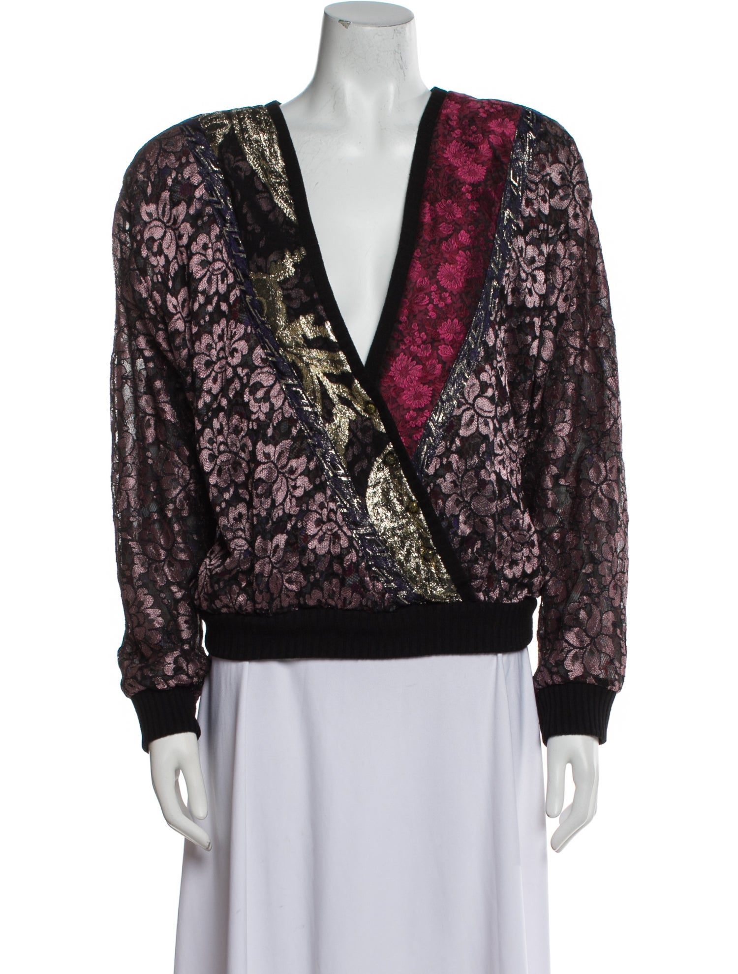 Koos Van Den Akker Lace Pattern Evening Jacket