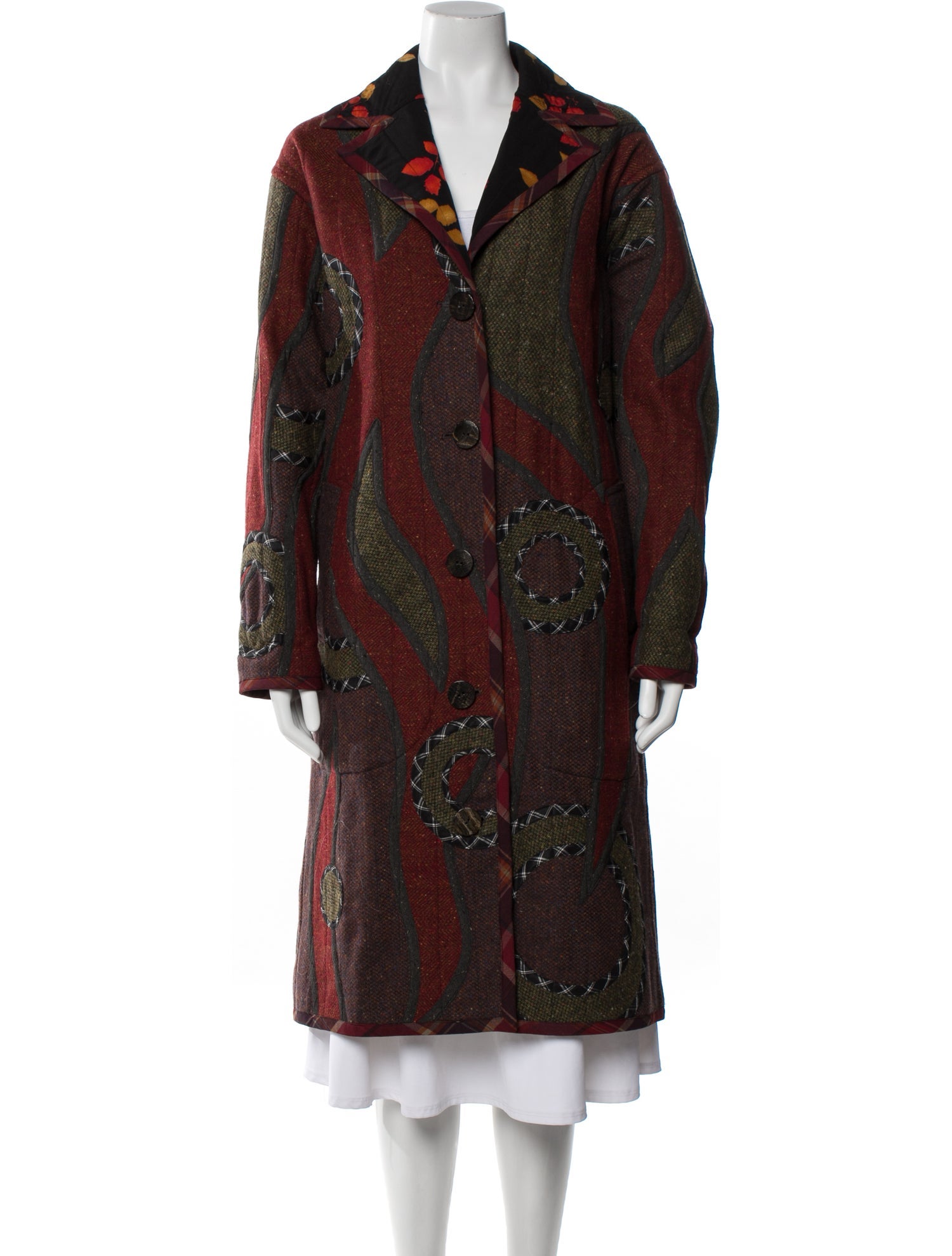 Koos Van Den Akker Printed Coat