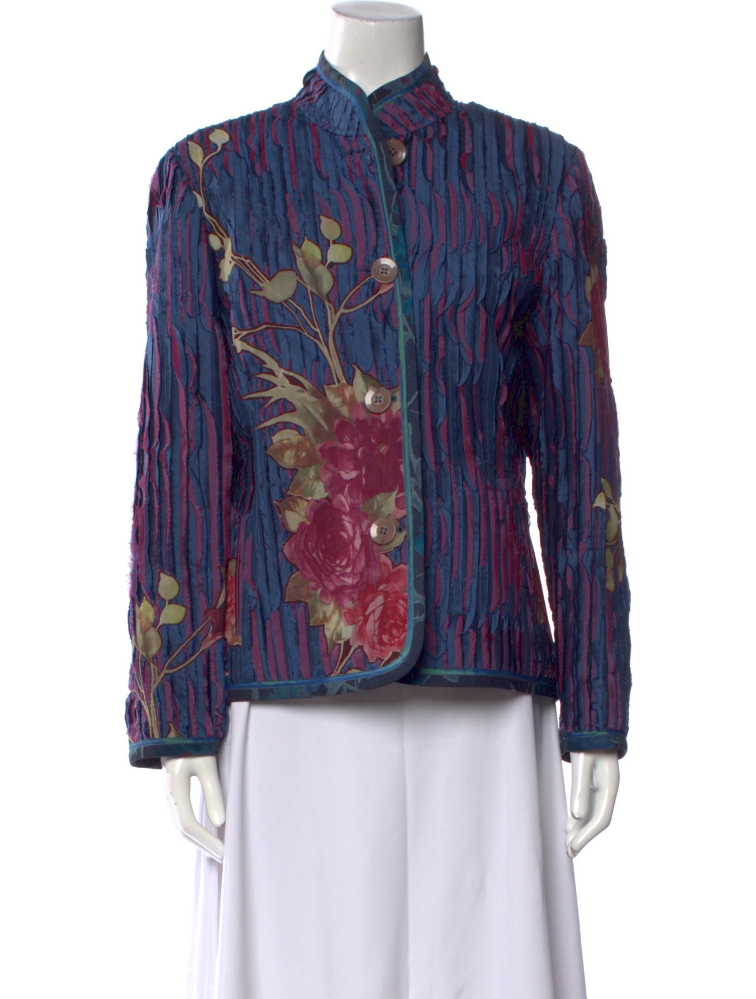 Koos Van Den Akker Vintage Late 1980's - Early 1990's Blouse