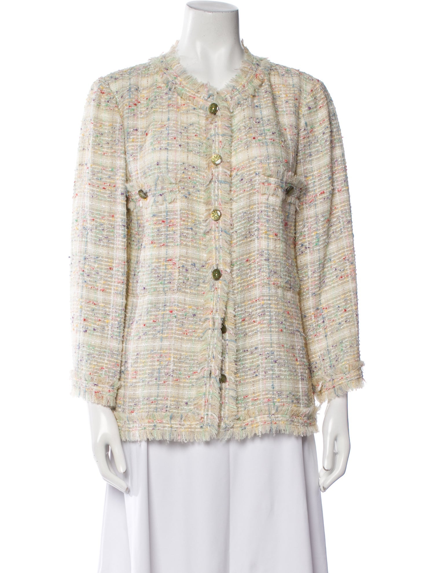 Koos Van Den Akker Tweed Pattern Jacket