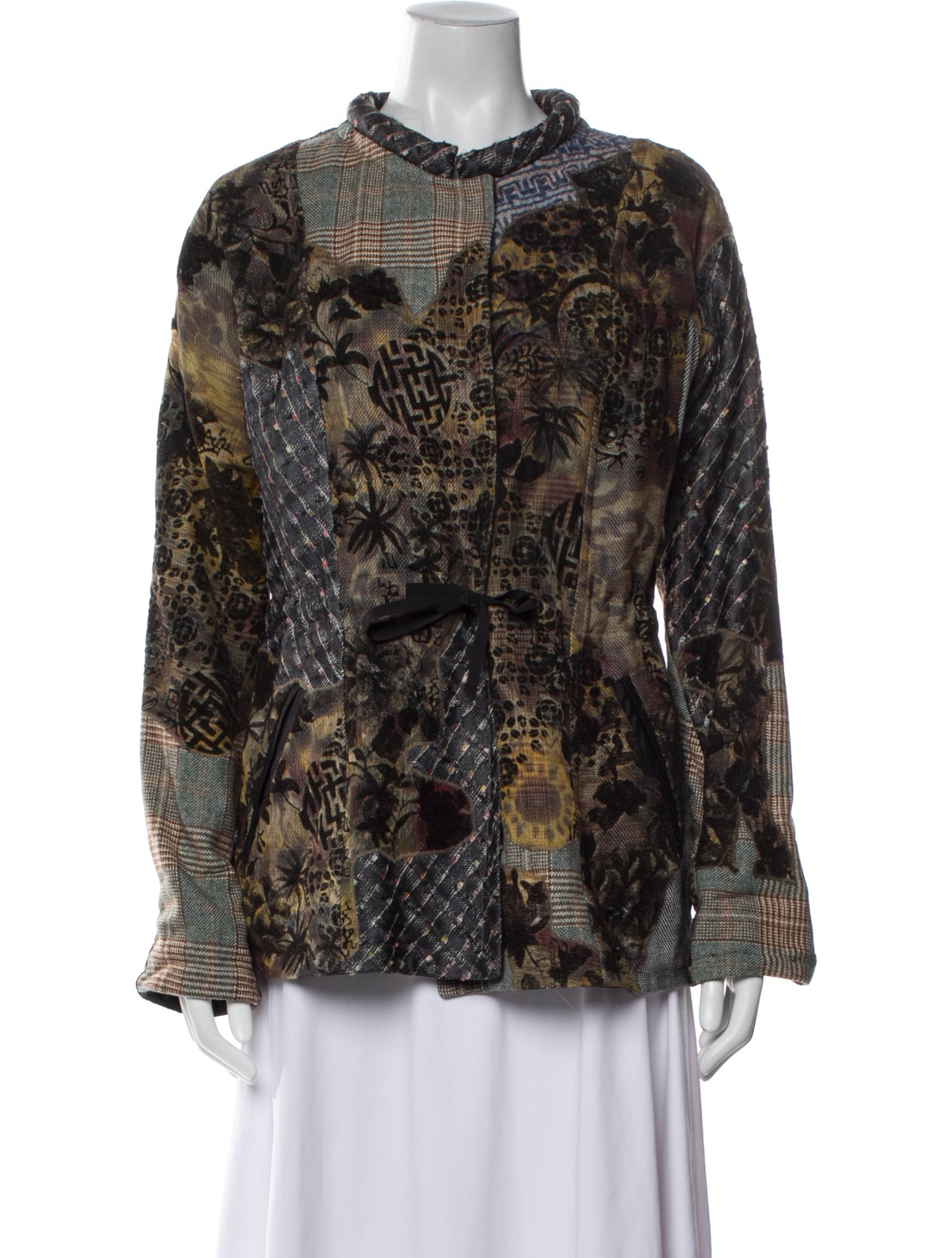 Koos Van Den Akker Wool Printed Jacket