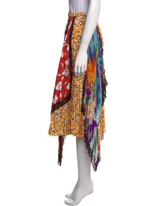 Koos Van Den Akker Printed Midi Length Skirt