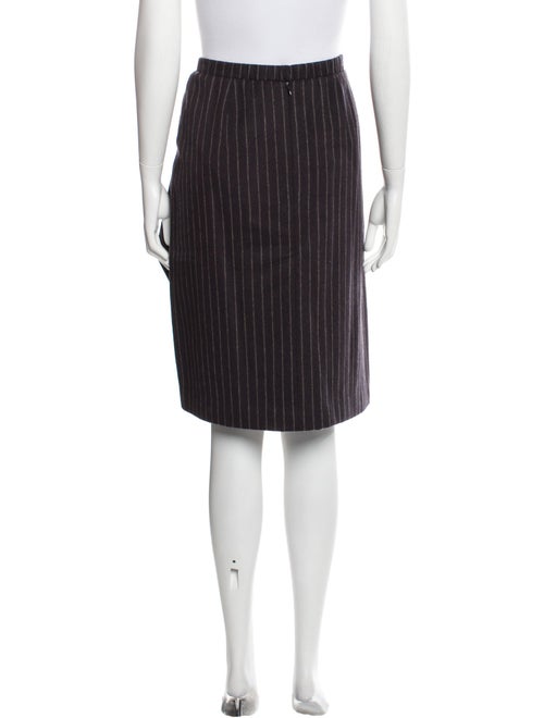 Koos Van Den Akker Wool Knee-Length Skirt
