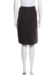 Koos Van Den Akker Wool Knee-Length Skirt