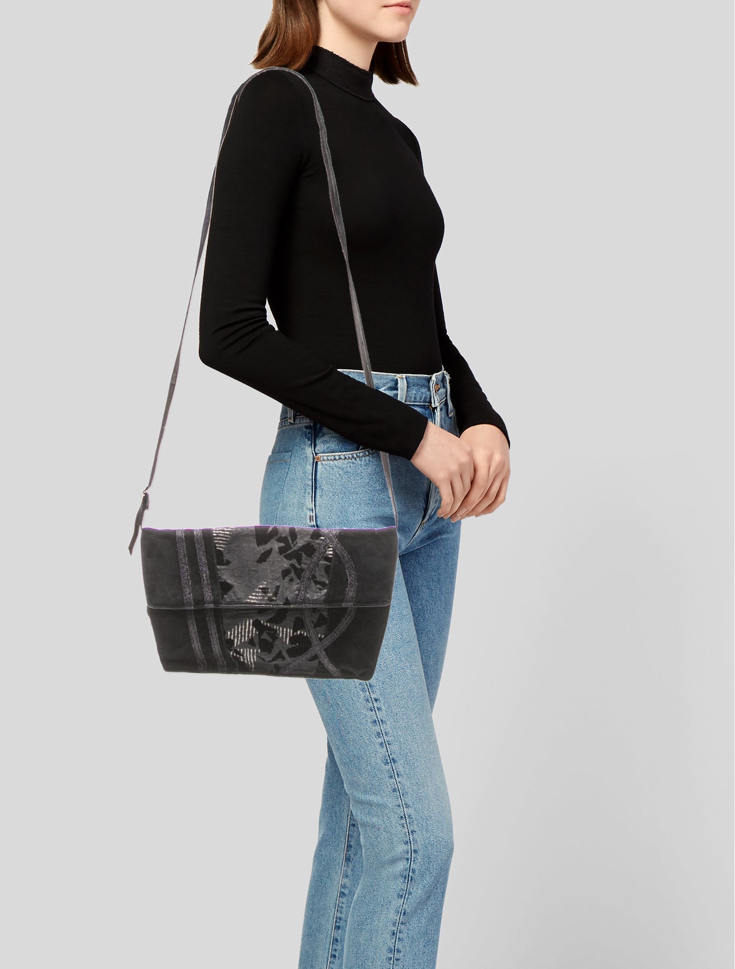 Koos Van Den Akker Suede Clutch