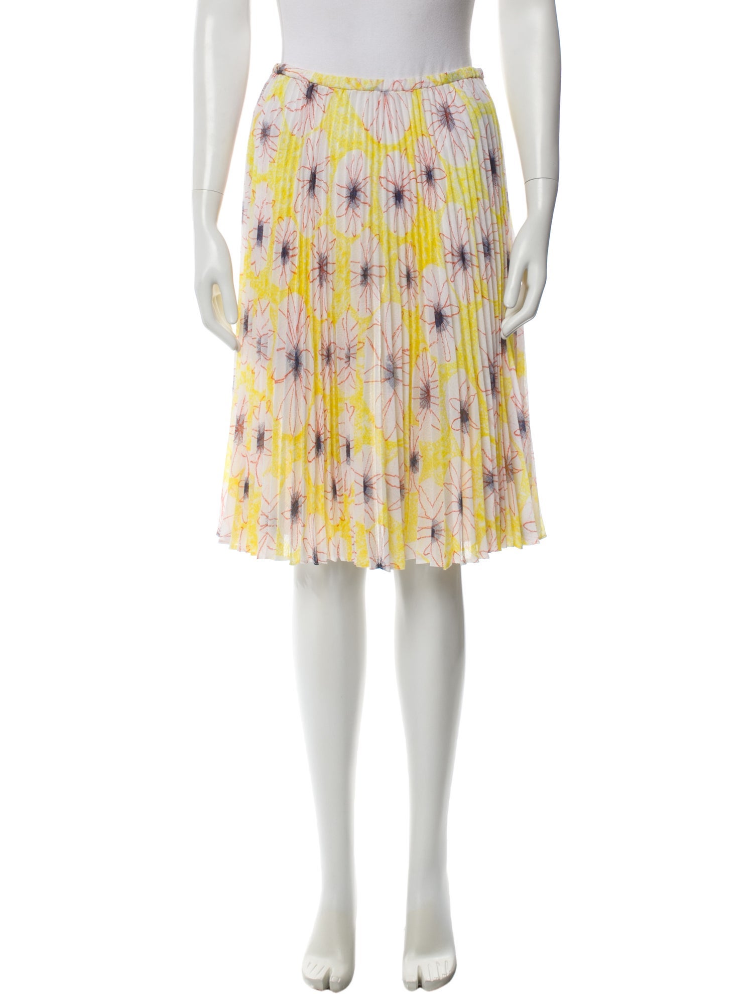 Koos Van Den Akker Vintage Knee-Length Skirt