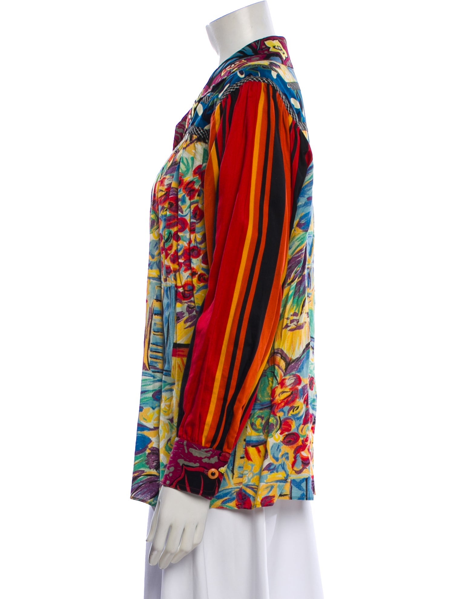 Koos Van Den Akker Vintage 1980's Blouse