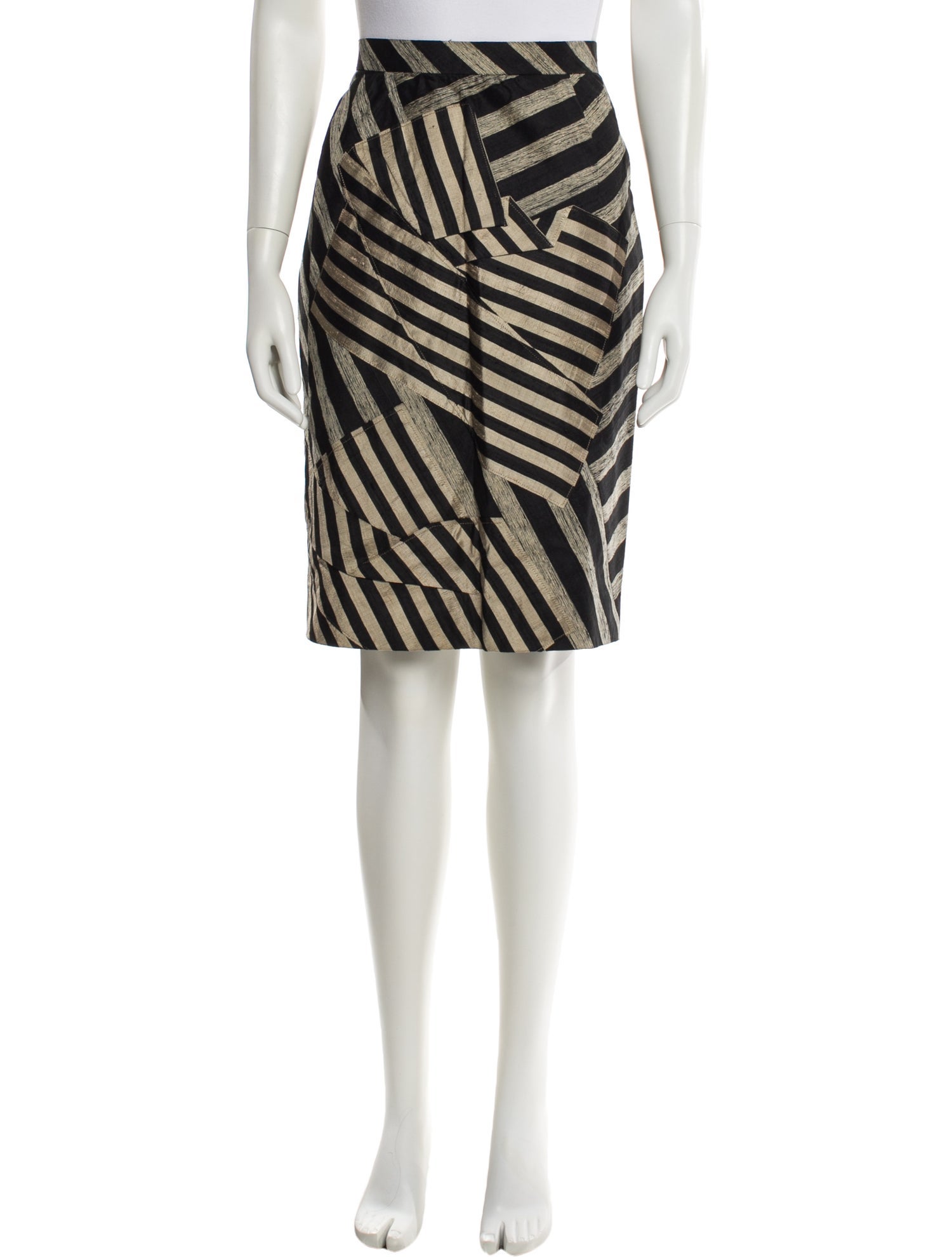 Koos Van Den Akker Vintage Knee-Length Skirt