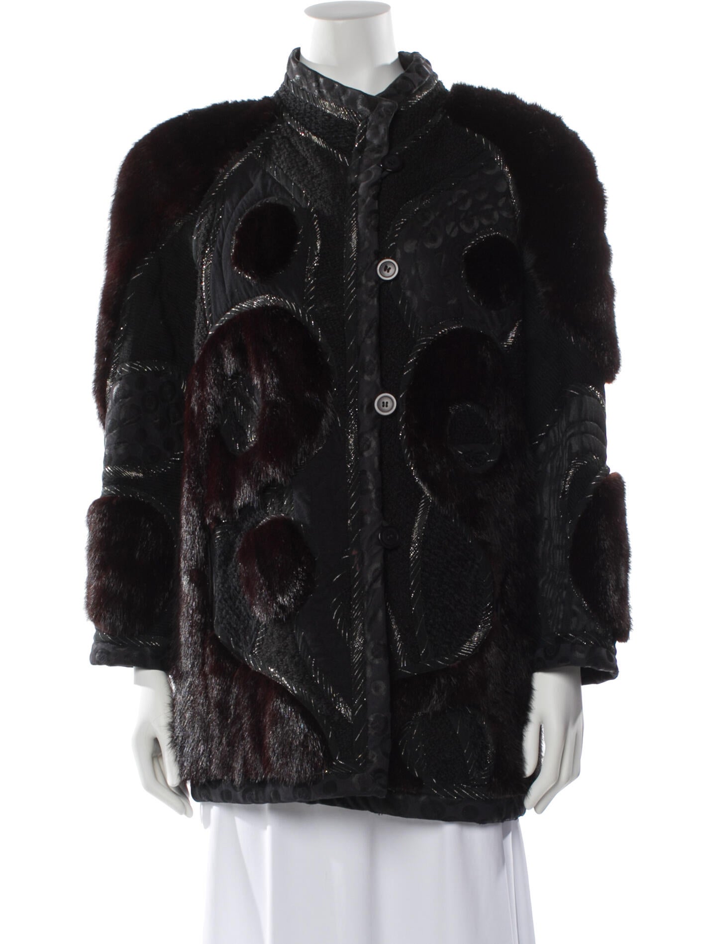 Koos Van Den Akker Vintage Couture Faux Fur Coat