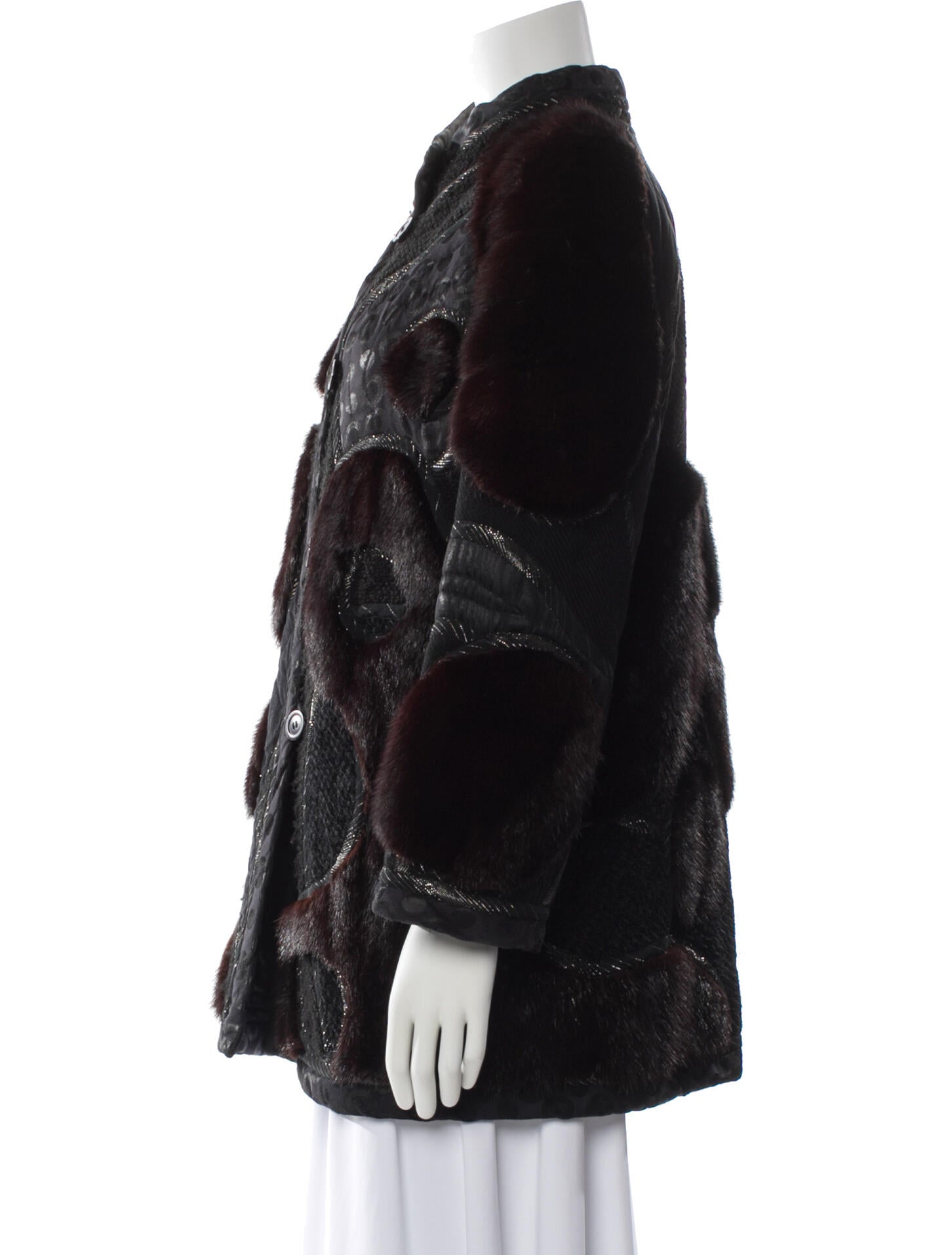 Koos Van Den Akker Vintage Couture Faux Fur Coat