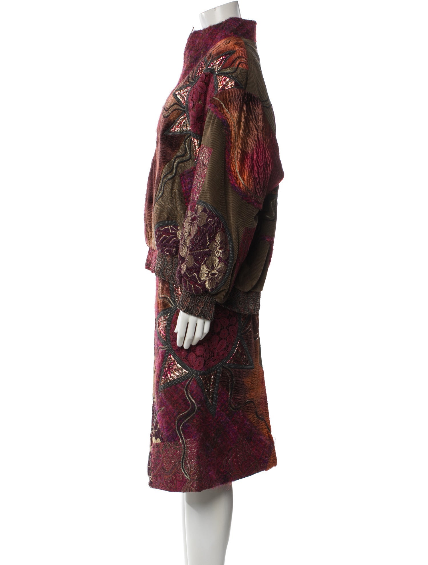 Koos Van Den Akker Vintage 1980's Skirt Set