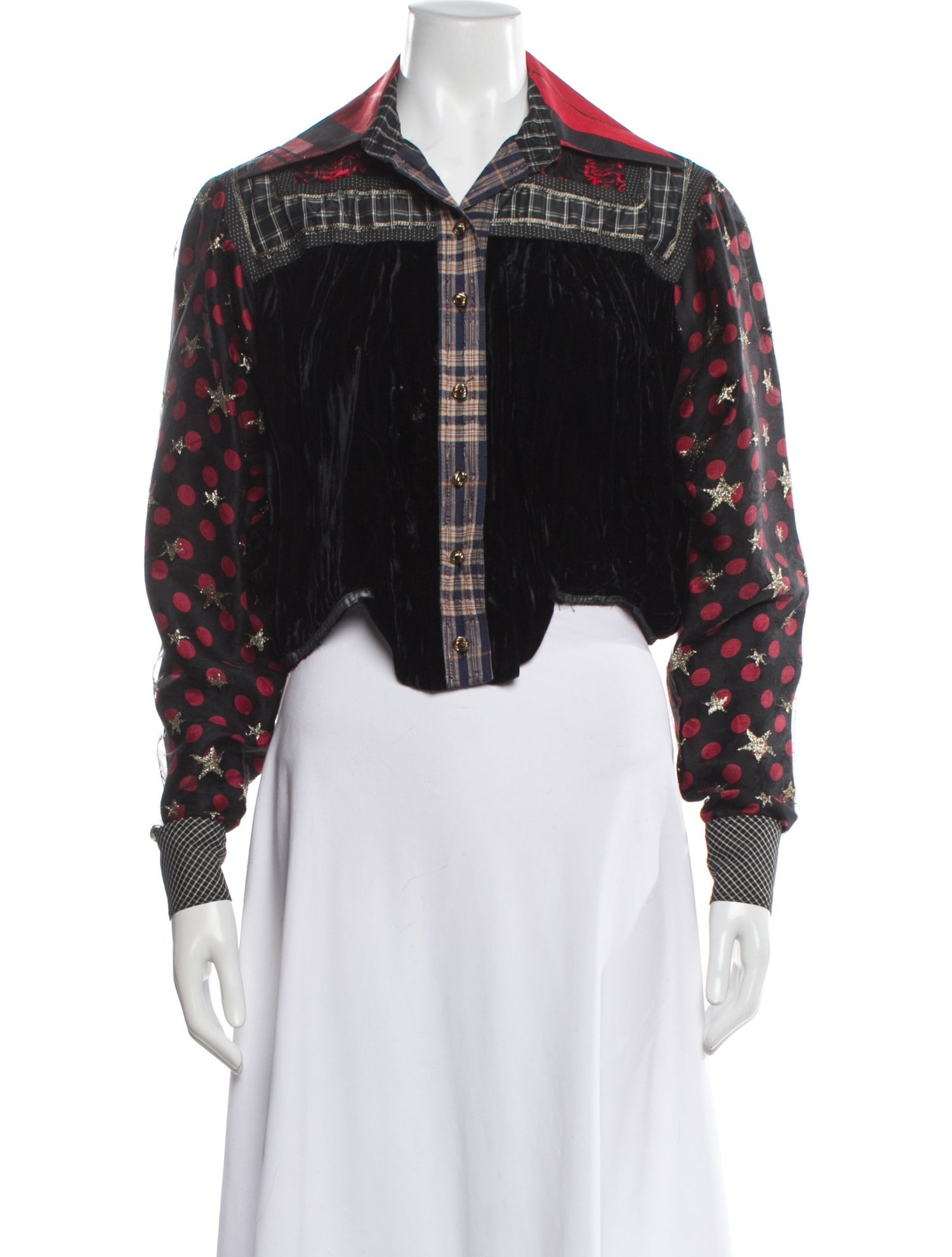 Koos Van Den Akker Vintage 1980's Blouse