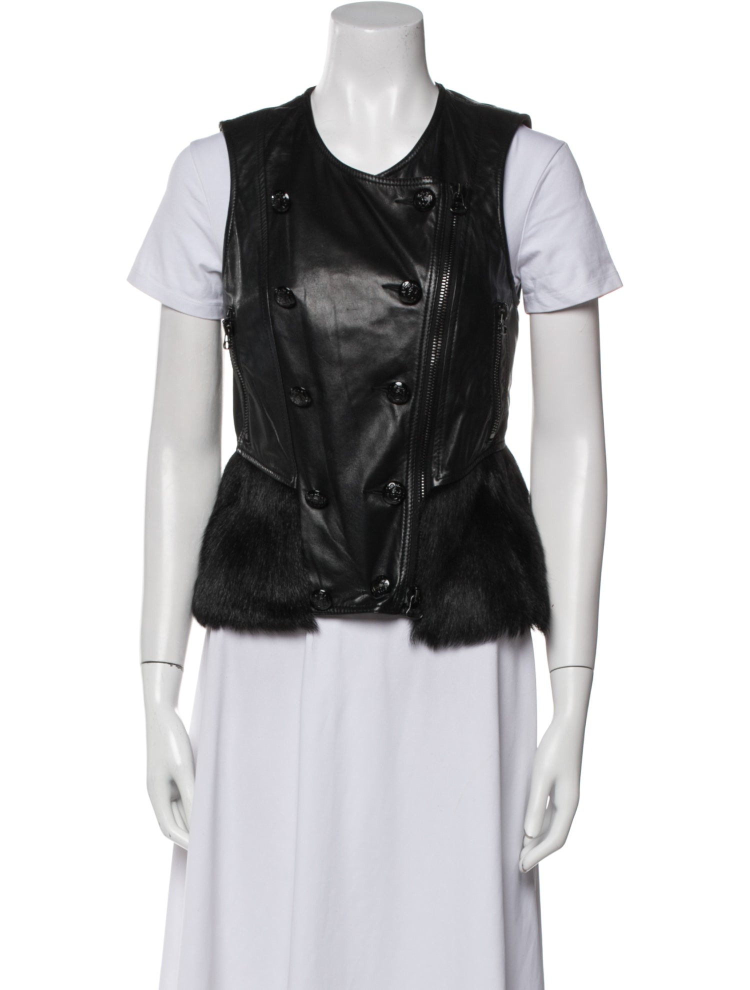 Koi Suwannagate x 3.1 Philip Lim Leather Vest