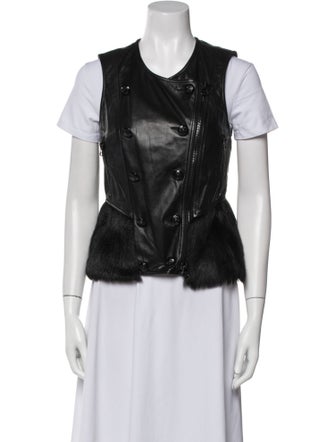 Koi Suwannagate x 3.1 Philip Lim Leather Vest