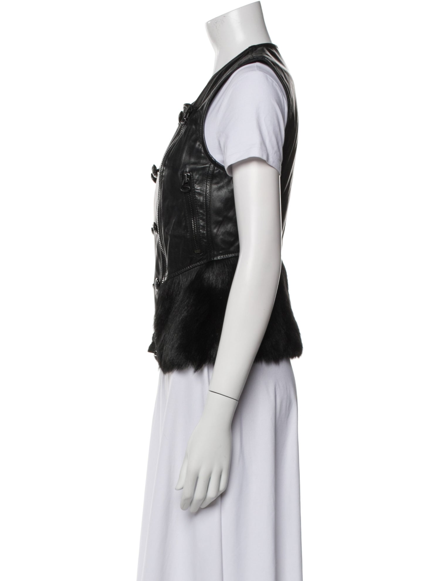 Koi Suwannagate x 3.1 Philip Lim Leather Vest