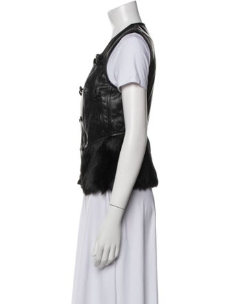 Koi Suwannagate x 3.1 Philip Lim Leather Vest