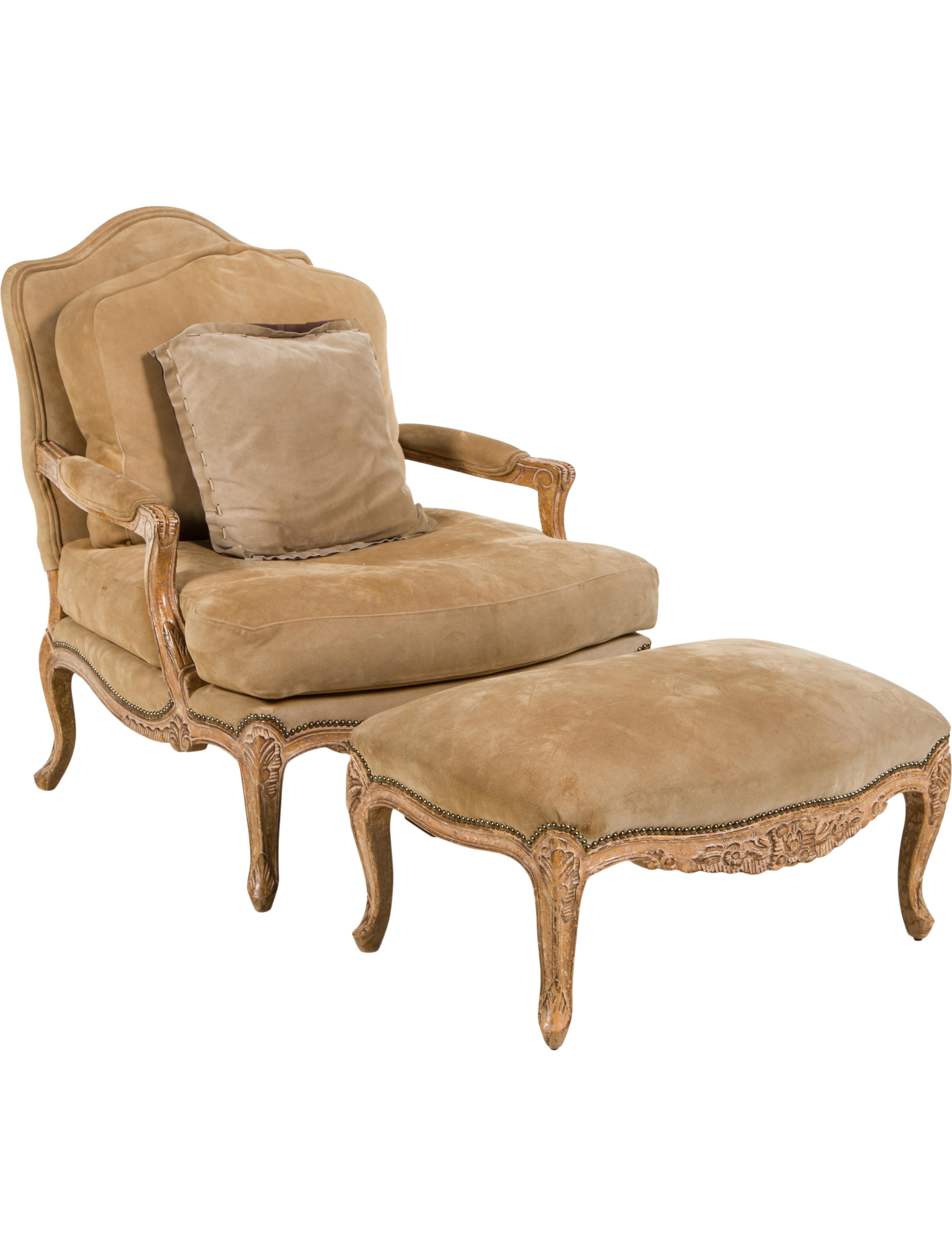 Kreiss Marquesa Lounge Chair with Ottoman Brown, 2 pieces Seating