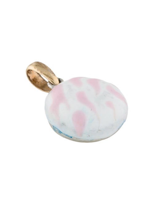 Kristin Hanson Enamel Donut Pendant