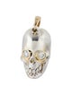 Kristin Hanson Two-Tone Lab-Grown Diamond Skull Charm Pendant