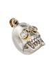 Kristin Hanson Two-Tone Lab-Grown Diamond Skull Charm Pendant