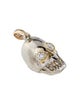 Kristin Hanson Two-Tone Lab-Grown Diamond Skull Charm Pendant
