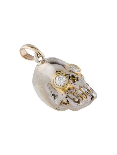 Kristin Hanson Lab-Grown Diamond Skull Charm