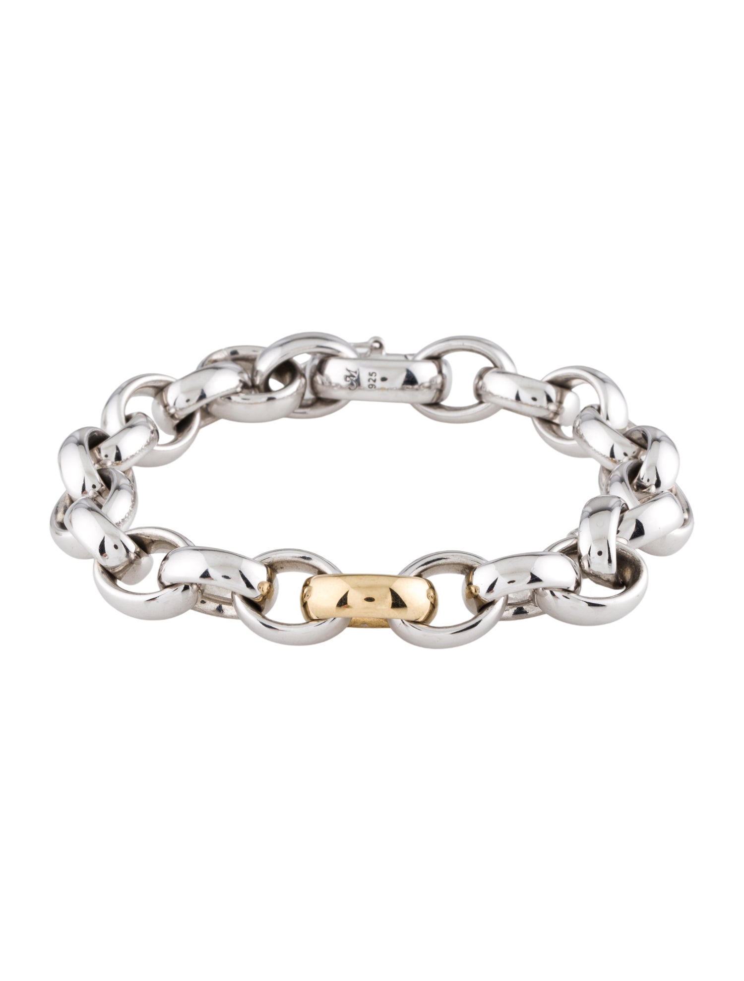 Monica Rich Kosann Two-Tone Ultra Link Bracelet