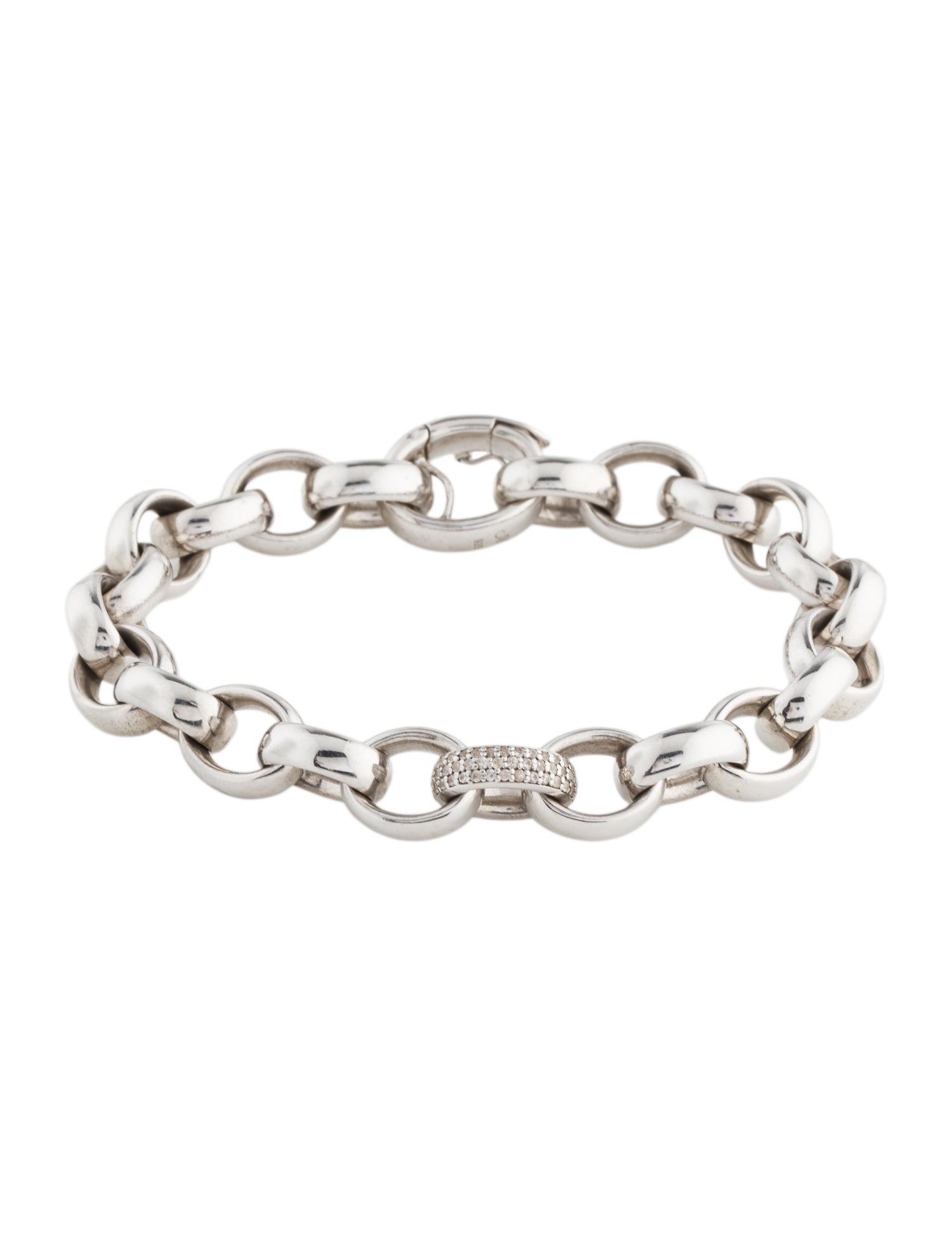 Monica Rich Kosann Sapphire Pave Link Bracelet