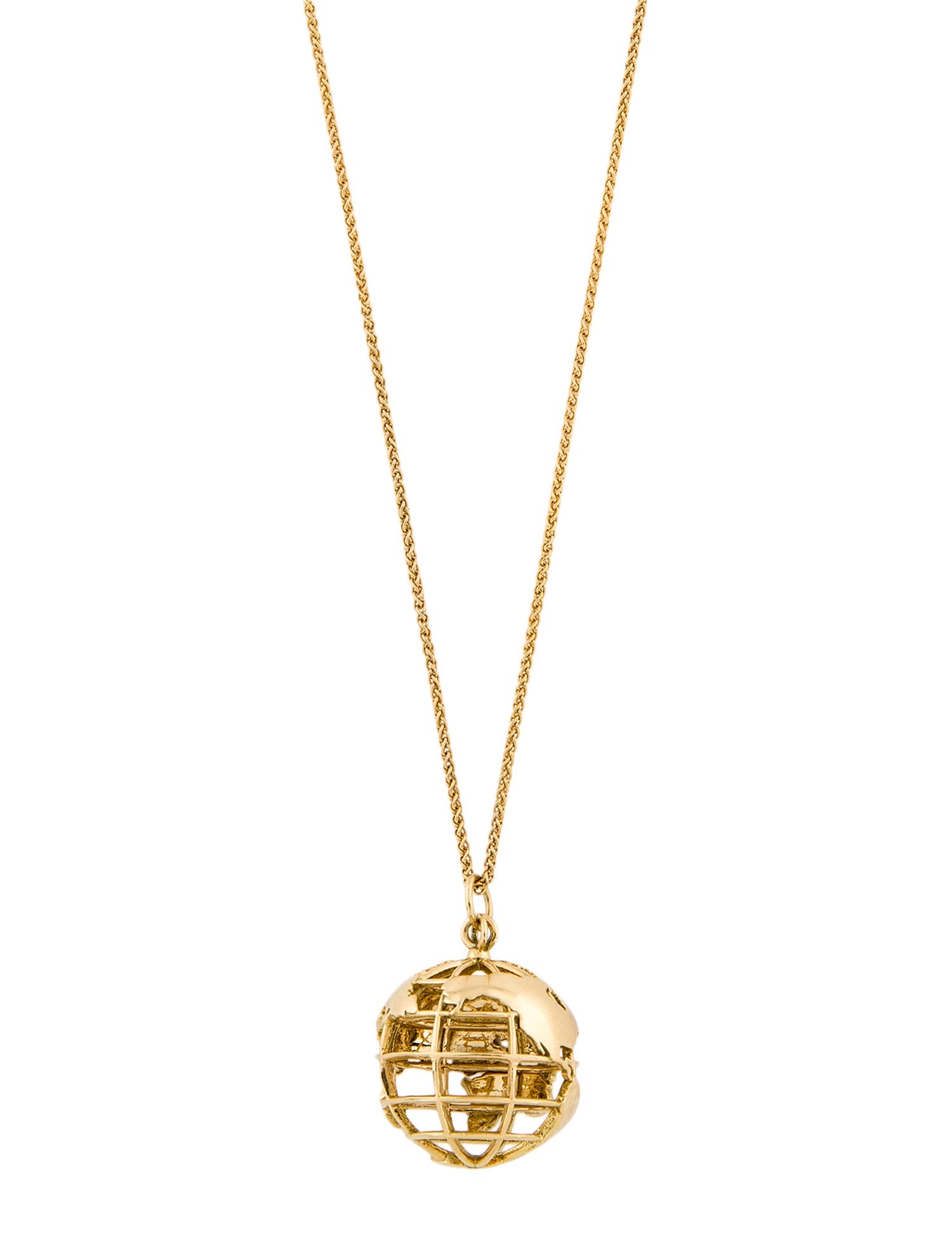 Monica Rich Kosann 18K "My Earth" Pendant Necklace