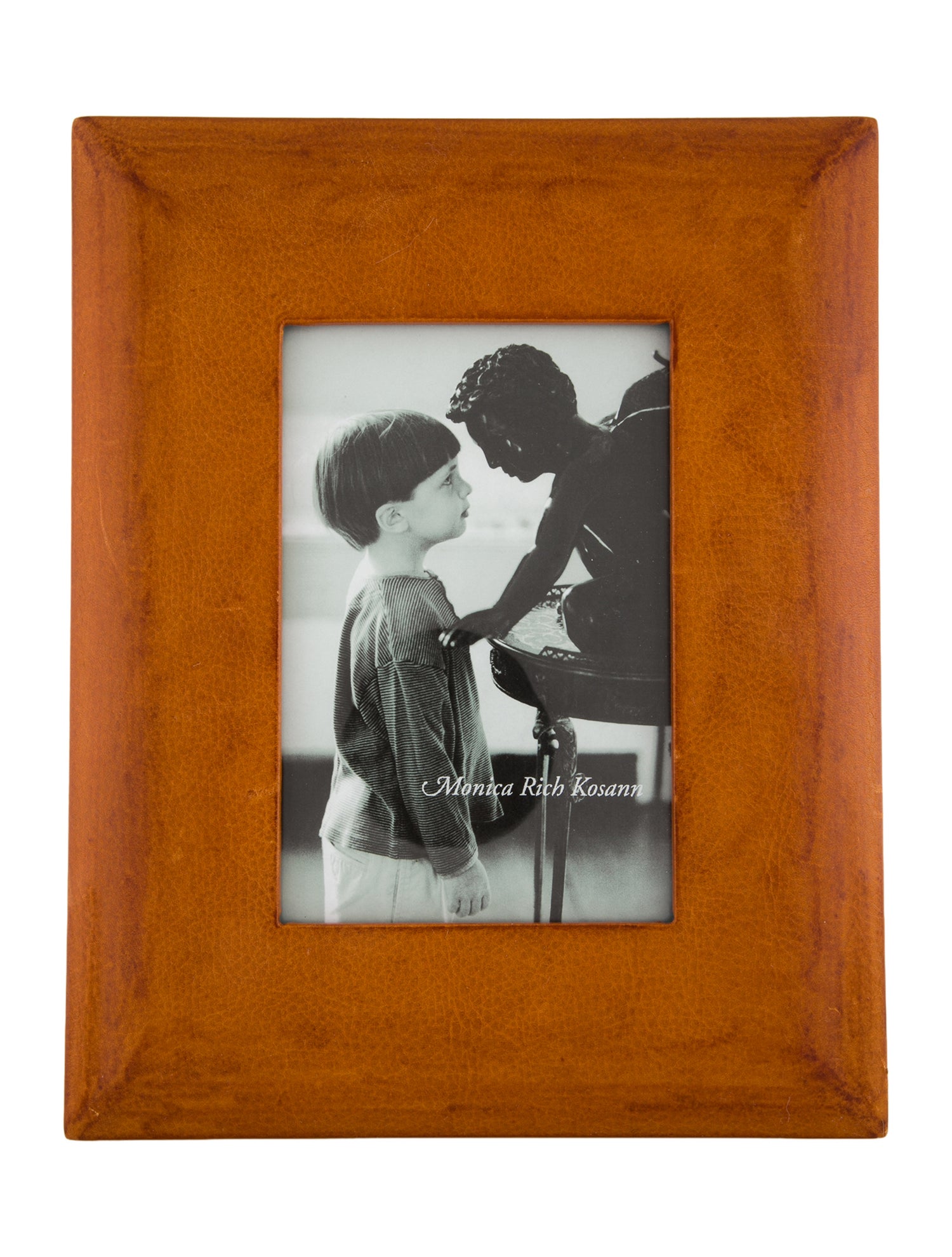 Monica Rich Kosann Leather Picture Frame