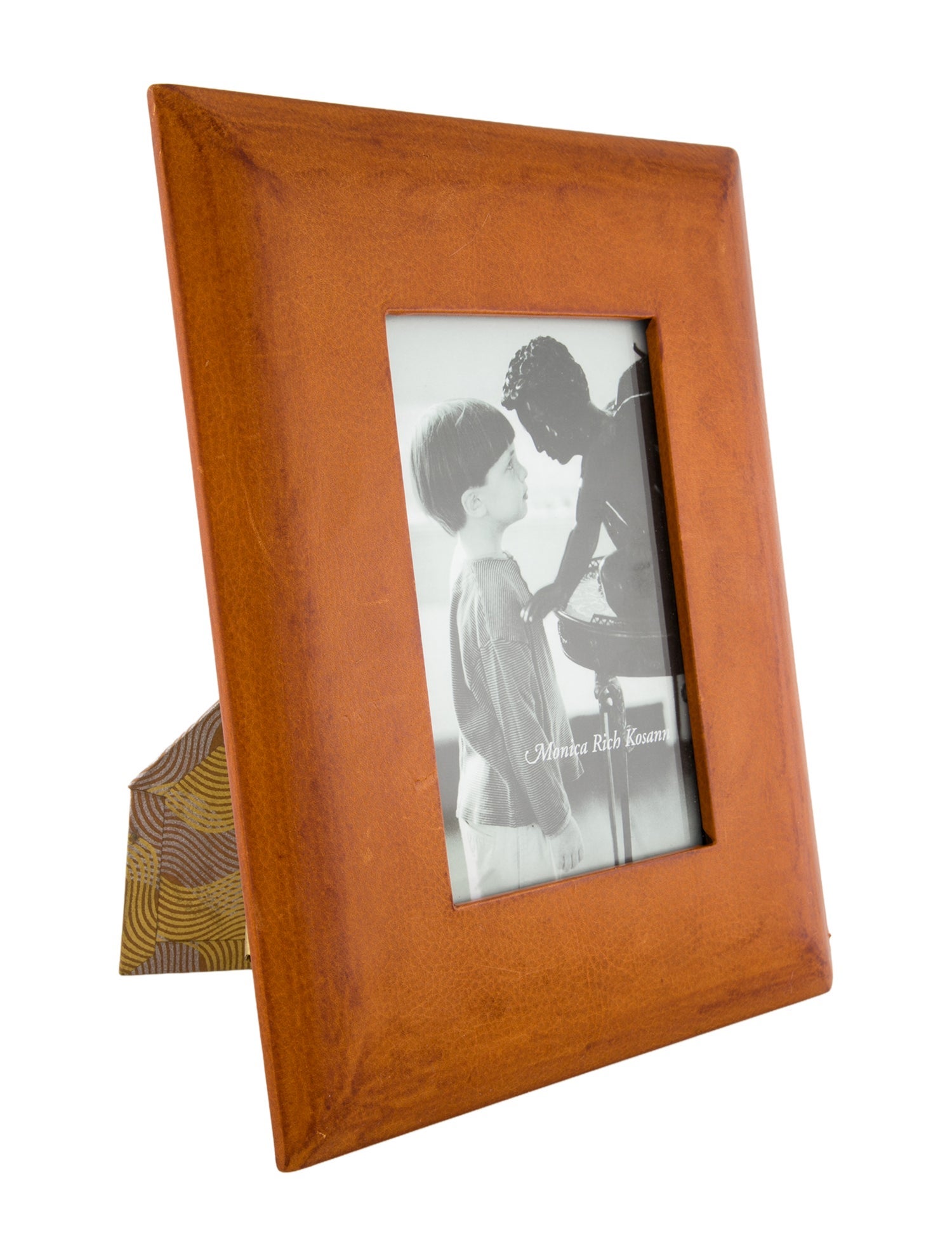 Monica Rich Kosann Leather Picture Frame