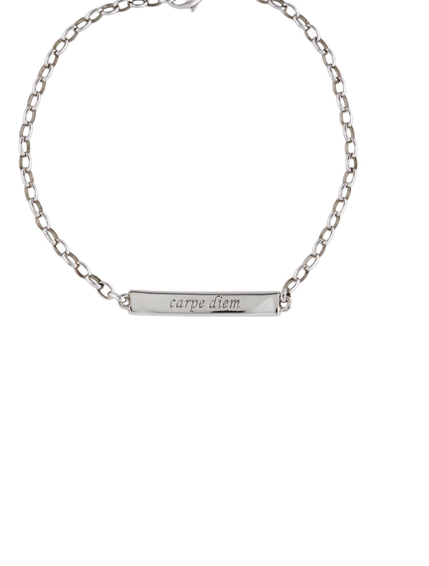 Monica Rich Kosann Sapphire 'Carpe Diem' Poesy Bracelet